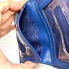 Used PRADA Saffiano Leather Card Case Pass Case