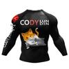 Digital Print Quick-Dry Long Sleeve Training Top - Autumn/Winter Running Tee
