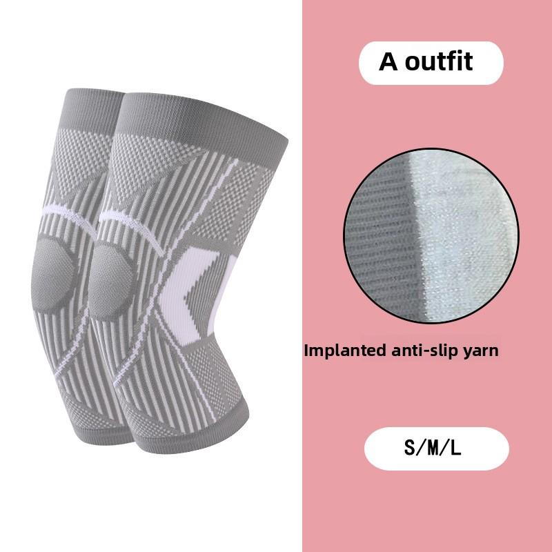 

Sports Knee Pads Sports Women s Running Skipping Rope Surround Reinforced Patella Knee Protector Men s Joint Anti-Slip Protective Cover S size.