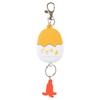 Sanrio Gudetama Face-Shaped Retractable Keychain Key Mascot (GUDETAMA) 15 x 4.3 x 1.8 cm Character Item 169463