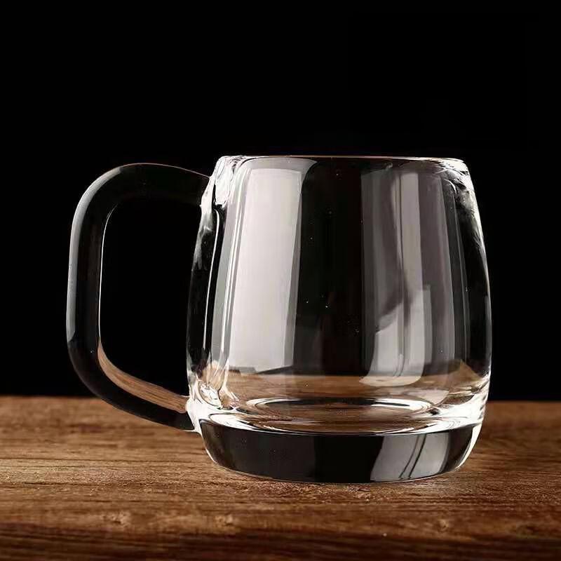 Handcrafted Crystal Teacup with Handle