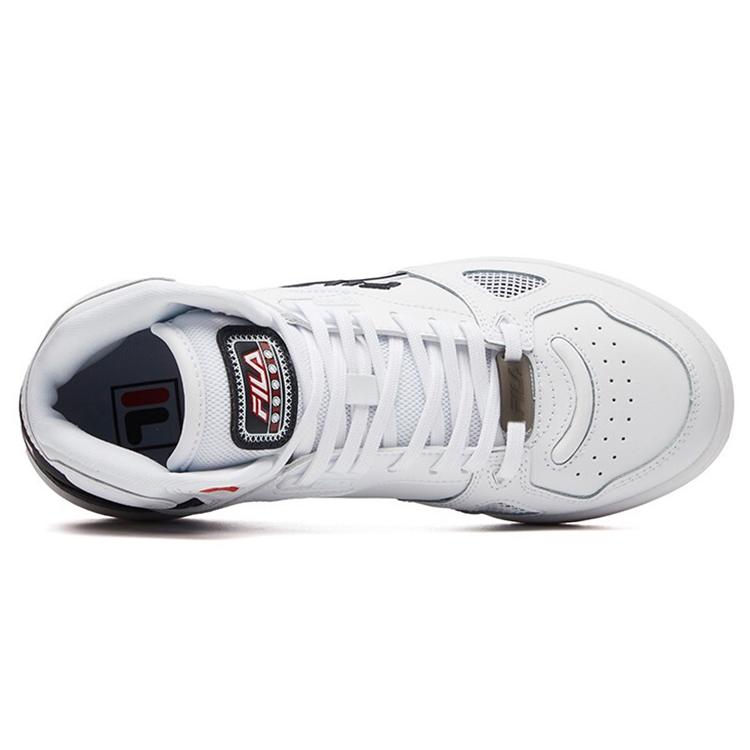 FILA Teratach High Top White / Red / Black Women's (Unisex) Vintage Basketball Shoes F12W111211FWN