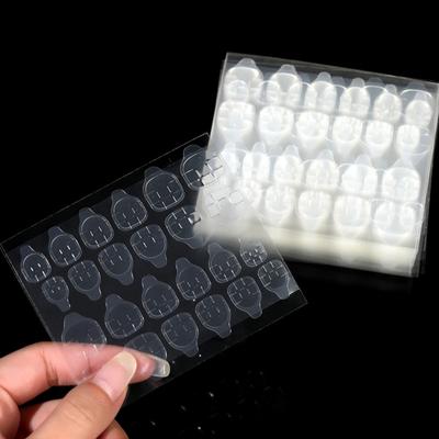 Yousheng 240 Stück/Set Nagel-Gelee-Kleber, frischer Stil, doppelseitig, ultradünn, falscher Nagelkleber, Aufkleber, klares, unsichtbares Gelee-Gel für Frauen