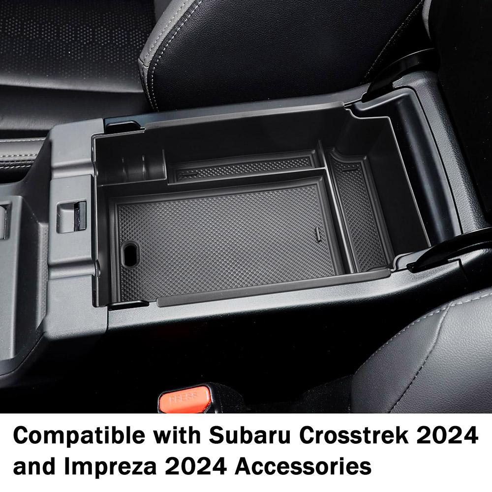 Center Console Organizer for 2025 2025 Subaru Crosstrek and 2025 Impreza Interior Accessories Insert Tray Armrest Storage Box