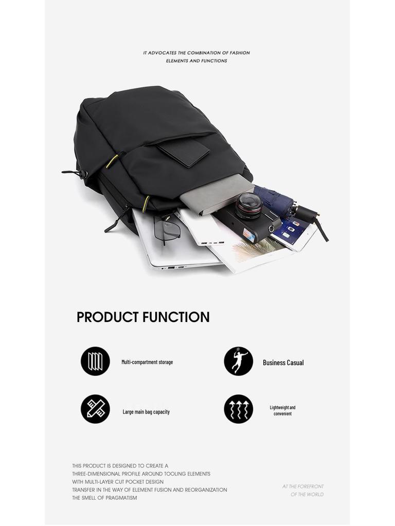 Men's Cross-border Large Capacity Casual Travel Laptop Backpack