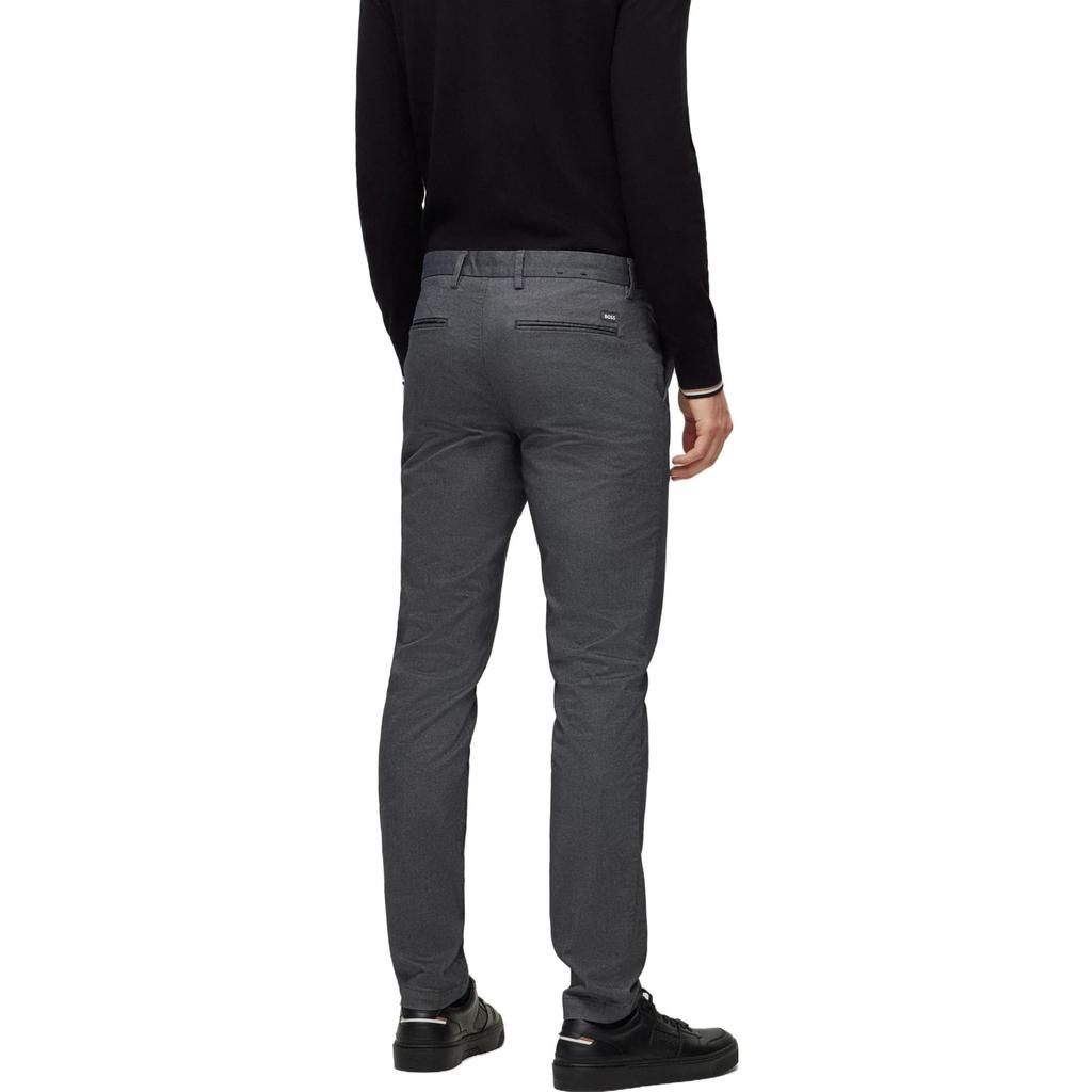 HUGO BOSS Casual Pants Men's Dark Gray Moderate Slim Fit Pants 50495598-047