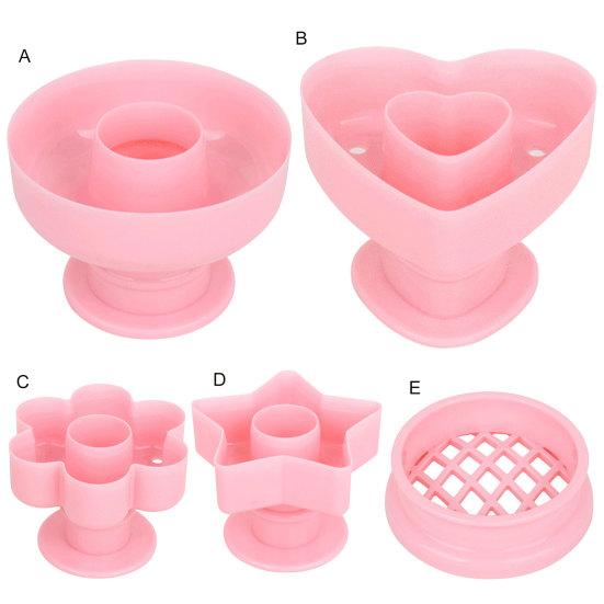 Donut Mold Baking Tool Heart Star Circle Flower Shape Fudge Bread Bakery Mould Bakery