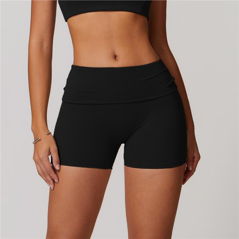 

ZeChuang Women s High Waist Yoga Shorts - Summer Hip Lifting Fitness Wear M