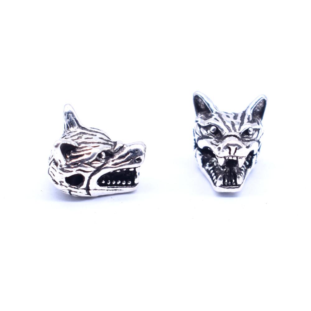10 Pcs/ Lot 6 Colors Animal Style Alloy Dragon Beads for Jewelry Making Bracelets DIY Components Accessories Wholesale