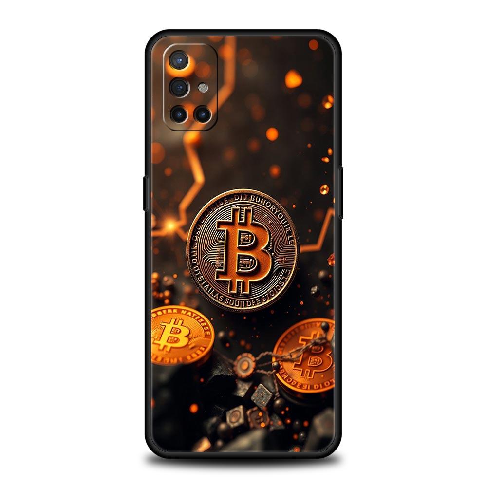 Luxus Bitcoin B Handyhülle Für OnePlus 13 12 11 10 9 8 7T Pro 13R 12R 10R 9RT 8T Nord N200 N30 2T CE 2 3 5G Lite Weiche Hülle