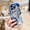 Phone Case: 2D Flat Design Suitable for iPhone 18, 17, 16, 15, 14, 13 Pro Film Protective Case, Couple Style, Gradient Kitten, Christmas and Halloween