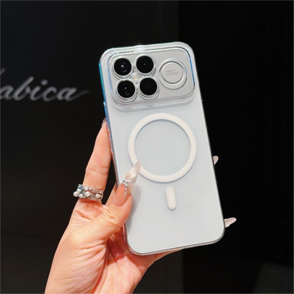 Ultra Thin HD Transparent Magetic For Magsafe Case For Redmi K90 Max Turbo 5 4 Pro Max Hard Cooling PC Wireless Charging Cover