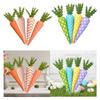 4x Easter Carrot Ornaments Artificial Party Favors Festival Gift Easter Decoration for Living Room Kitchen Wedding Holiday Home