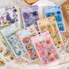 6 - Piece Butterfly & Flower PET Sticker Pack, for Hand - Account and Scrapbook Decoration