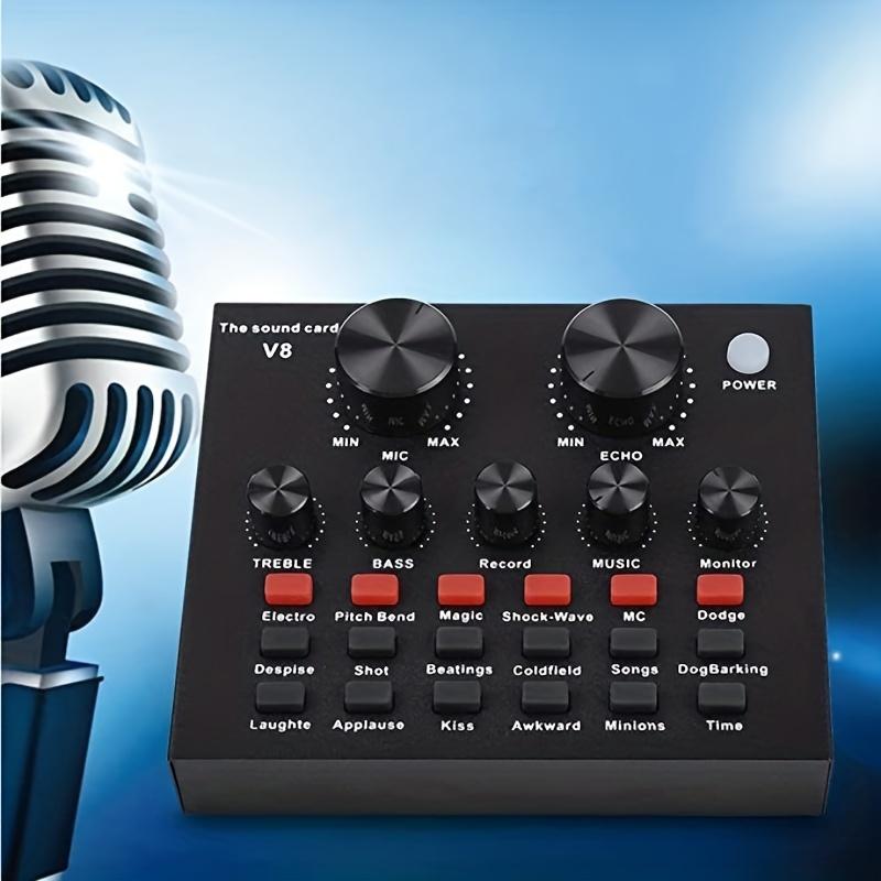 

Профессиональный комплект для подкастинга: Микрофон BM-800, живая звуковая карта, двухслойный фильтр и многое другое — идеально подходят для студийной записи и вещания!
