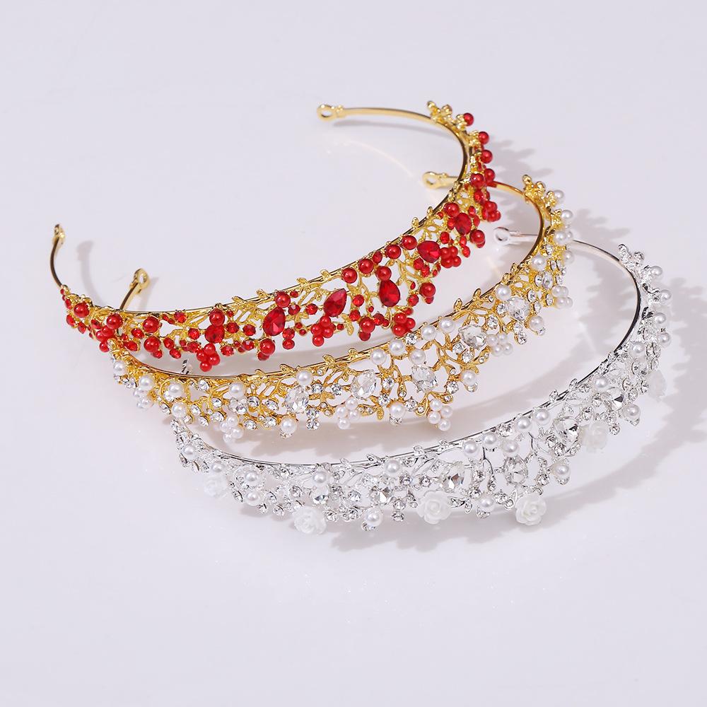 Модный стиль ручной работы из стразов корона свадебная тиара свадебные аксессуары — фото 5