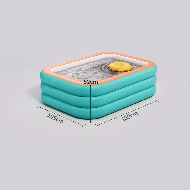 Inflatable Foldable Pool for Children and Adults - Perfect for Outdoor Summer Fun