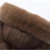 Woman Winter Coats Hooded Faux Fur Collar Elegant Thick Warm Plus Size Long Parkas Female Jacket