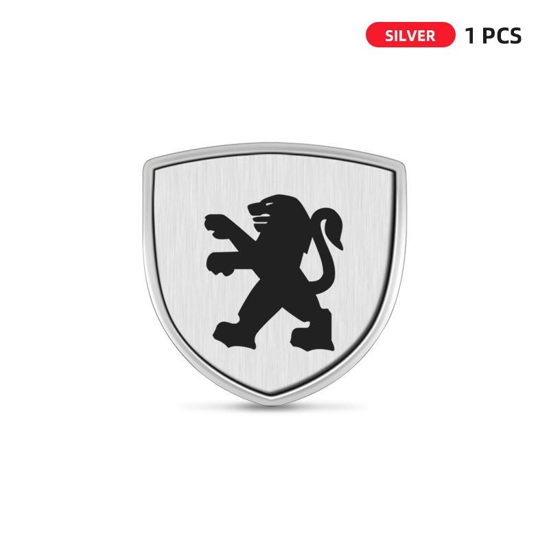 New 3D Aluminum Emblem Car Decoration Body Stickers Decals For Peugeot 308 408 508 RCZ 208 3008 2008 206 207 307 Car Accessories