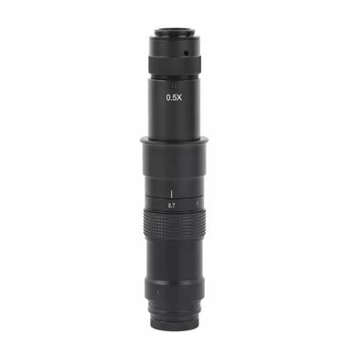 Rosfix WD105 ProZoom – C-Mount Microscope Objective 30X-360X | Working Distance 45 Mm | Metal Housing, High Precision