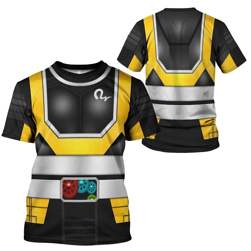 Kamen Rider W CycloneJoker T-shirts Japanese Tokusatsu Cosplay 3D Print Kids Tees Summer Men/Women Harajuku Short Sleeve Y2k Top