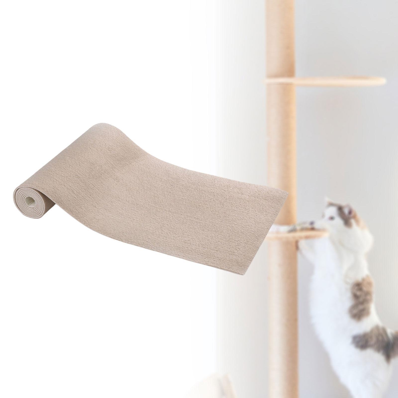 

Коврик для кошачьих когтей, ковер для кошачьих когтеточек 40 см x 3 м, полки для кошачьих деревьев, чехол, который легко вырезать для мебели, кошачьих когтеточек, дверного проема хаки