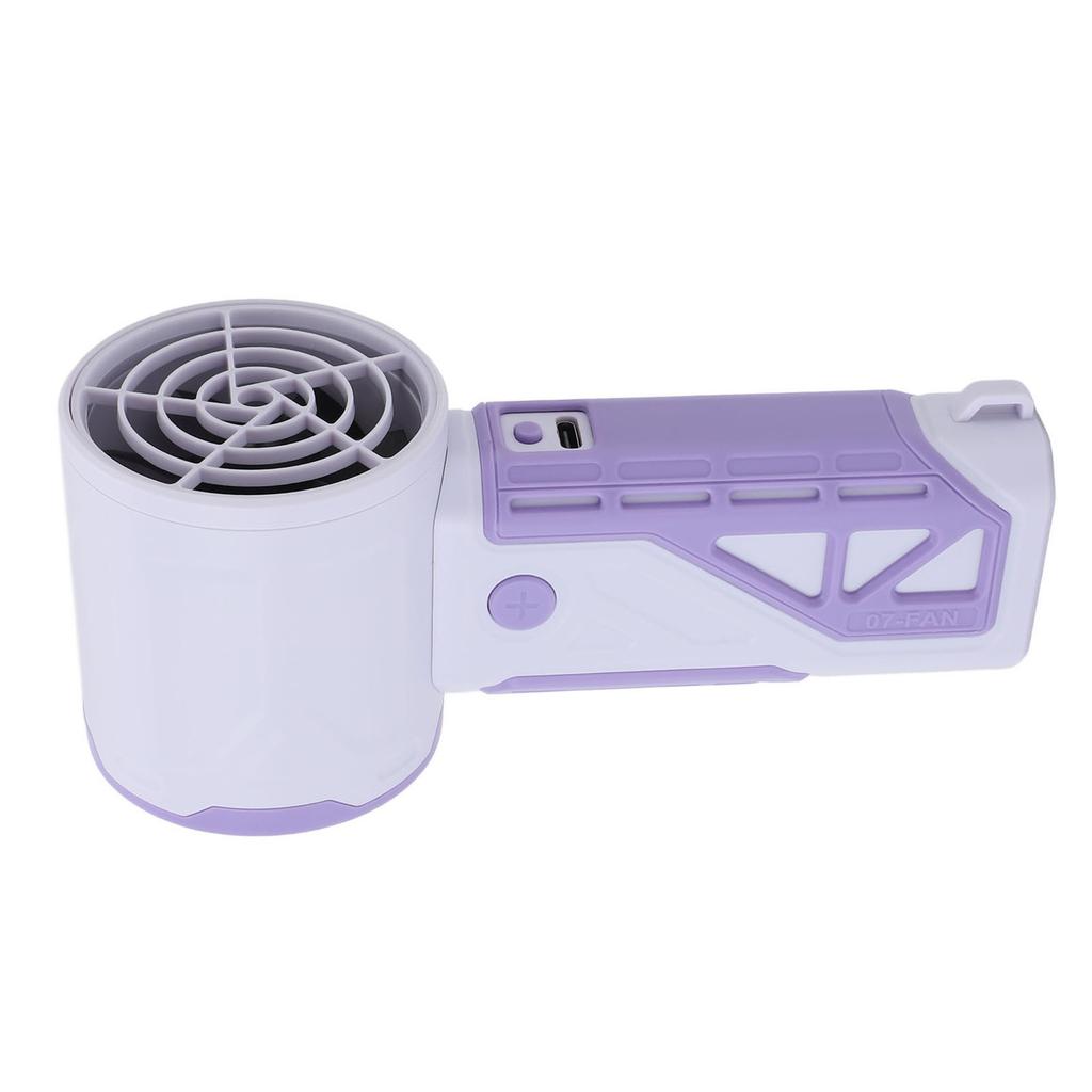 Handlicher Turboventilator 100 Geschwindigkeiten 4000mAh Akku Wiederaufladbarer Tragbarer Mini-Ventilator für Reisen im Freien