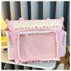 New Sweet Lolita Pink Ita Bag Women Japanese Transparent Large Capacity Tote Bag Ladies Harajuku Kawaii Handbag Aesthetic