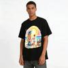 Sunset Beach Mom And Baby Graphic Casual Tee Pure cotton T-shirt