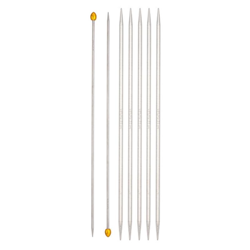 Rostfreie gerade Stricknadel zum Stricken Doppelspitzstricknadel