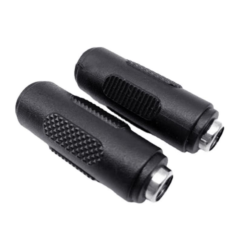 Portable DC5521 Female To DC5.5x2.1mm Converter Adapter Power Conversion Head Black for Various Laptops Brands