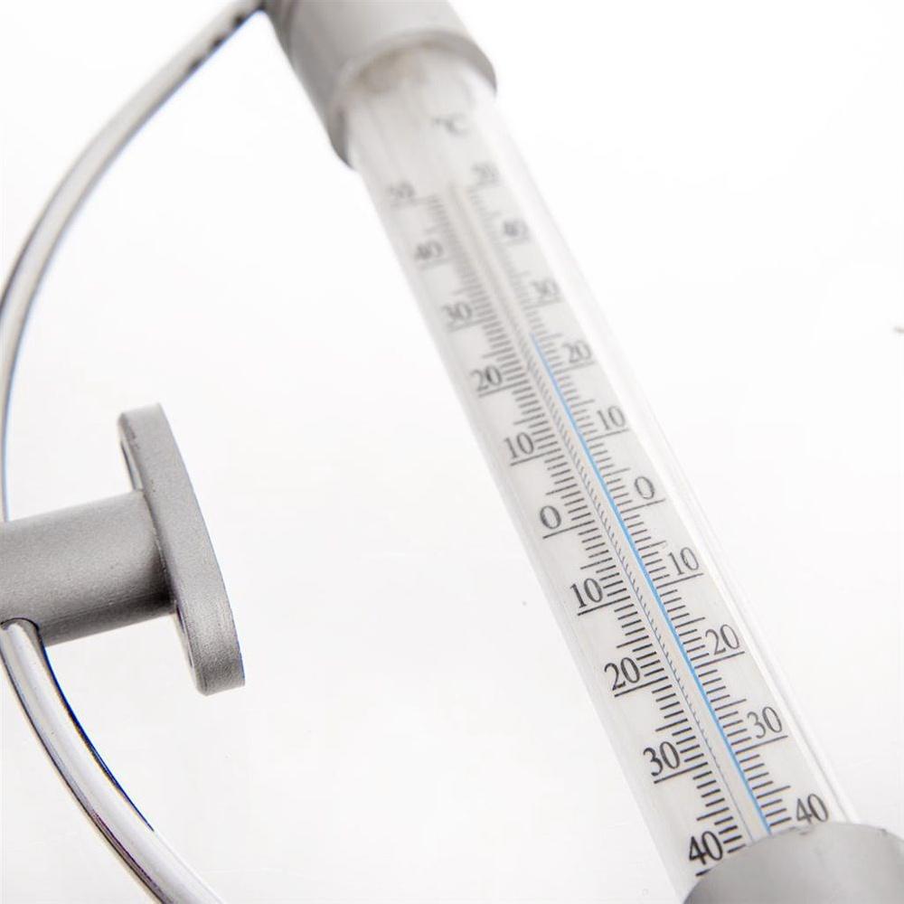 Window Thermometer, Outdoor, Garden, Balcony, Window Thermometer, Silver