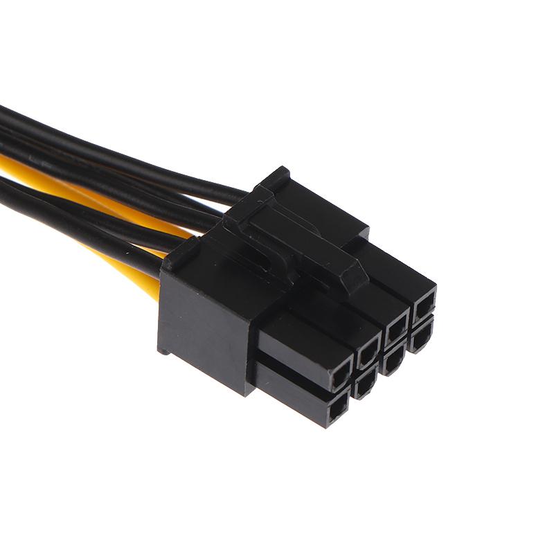 1/2/5 Stück 8-Pin-Grafikkarte Stecker auf Dual 4-Pin Buchse Videokarte Stromkabel Motherboard Stromerweiterungsadapterkabel