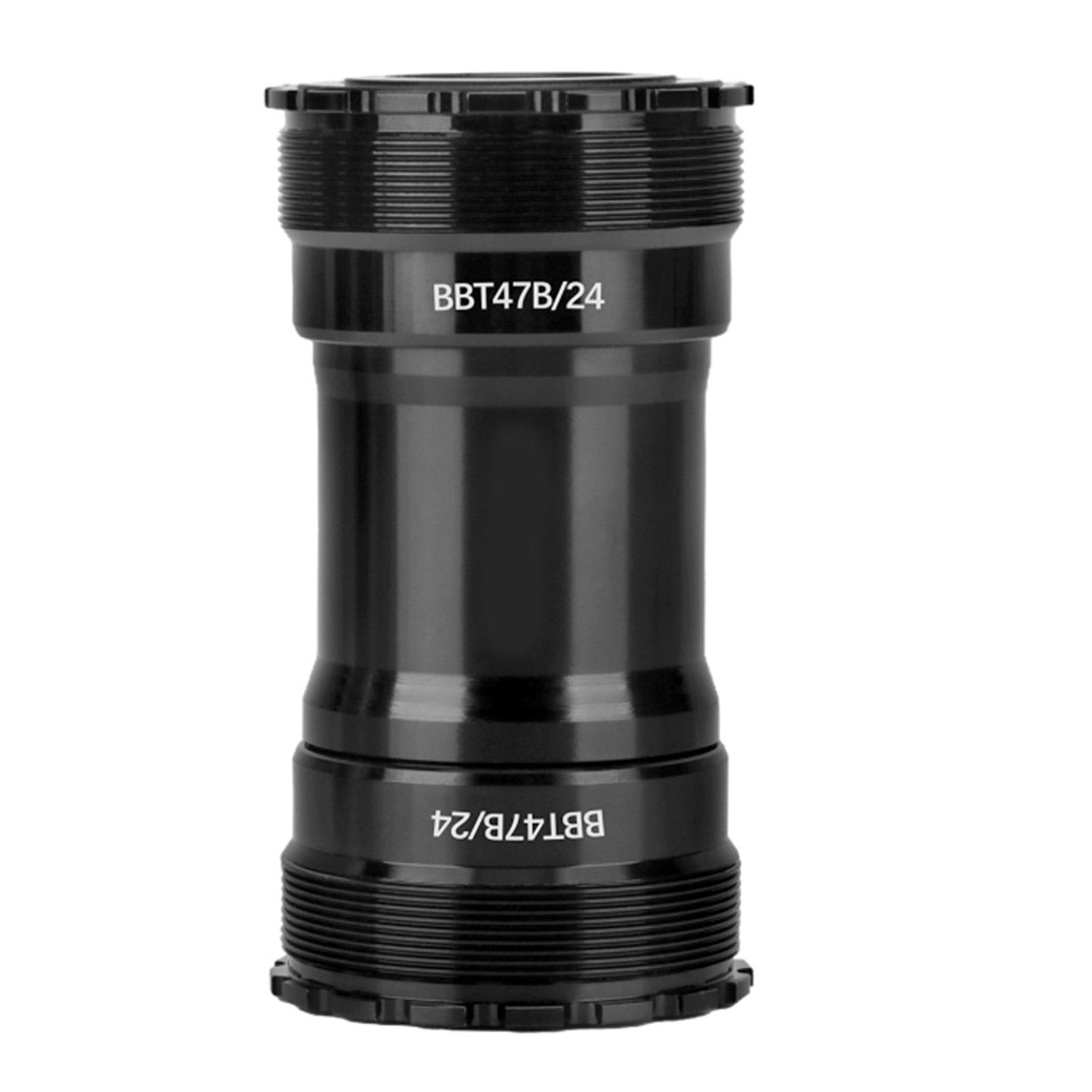 T47 Bike Bearing Bottom Bracket 24mm Spindle Compatible with Road Mountain Bikes Steel Bearing