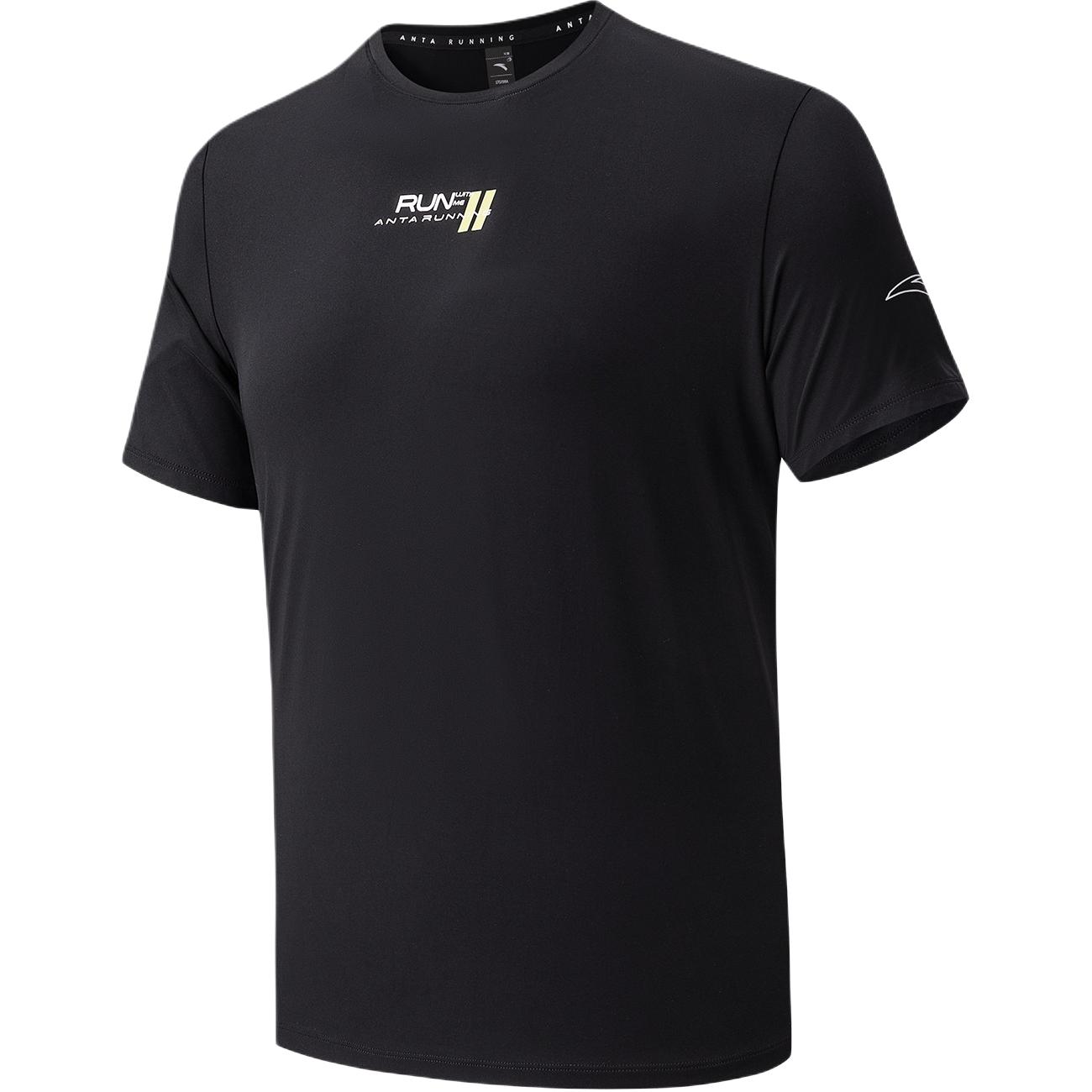 Anta Running Series Letter Versatile Round Neck Casual Short Sleeve T-Shirt Men Tops 152625112-5 M