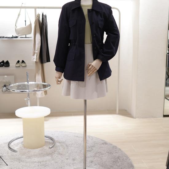 Z252MSF017 Linen Blend Work Jacket