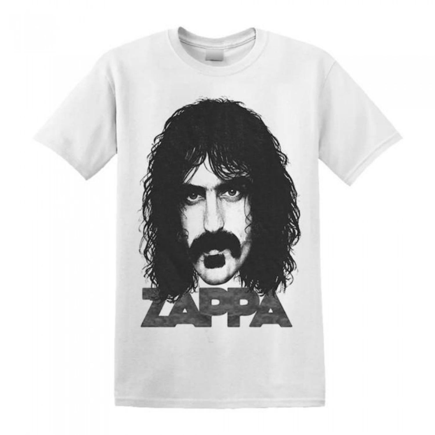 Frank Zappa Unisex Adult Big Face Cotton T-Shirt S