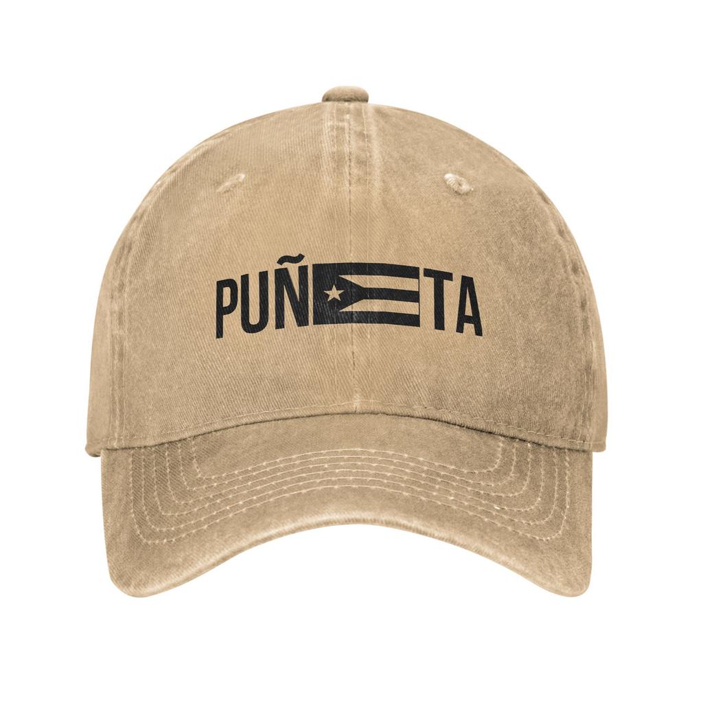 Casual Puneta Puerto Rico Flag Baseball Caps Unisex Distressed Washed Snapback Cap Unstructured Soft Hats Cap