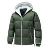 New Men's Cotton Clothes Trendy Casual Handsome Loose Version Thickened Warm Hooded Men's Jacket Cotton-padded Clothes