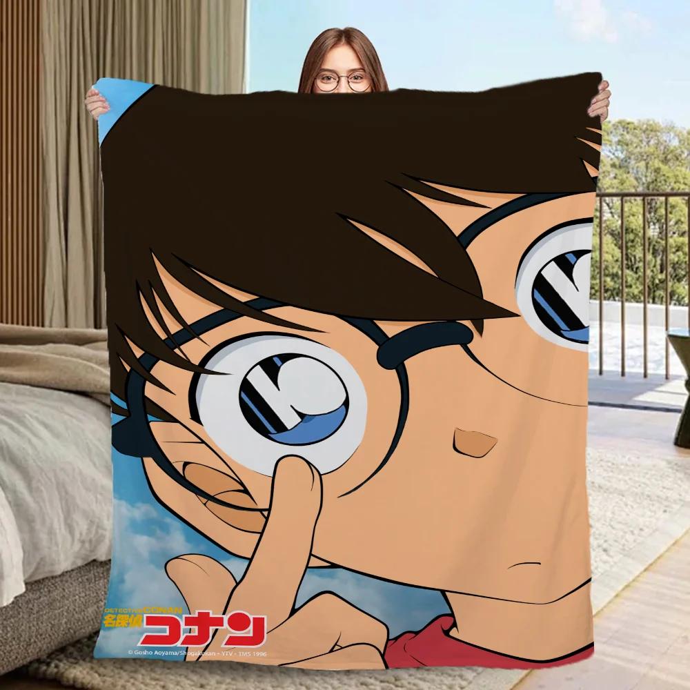 

Detective Conan Personalized Blanket for Sofa Decoration Home Interior Luxury Blankets & Throw Thin Wadding Blanket King Size 75x90cm