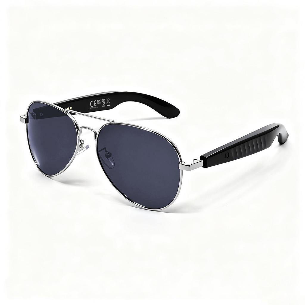 AI Smart Bluetooth Sunglasses: Real-time Translation In 100+ Languages, Call Support, and Music Streaming.