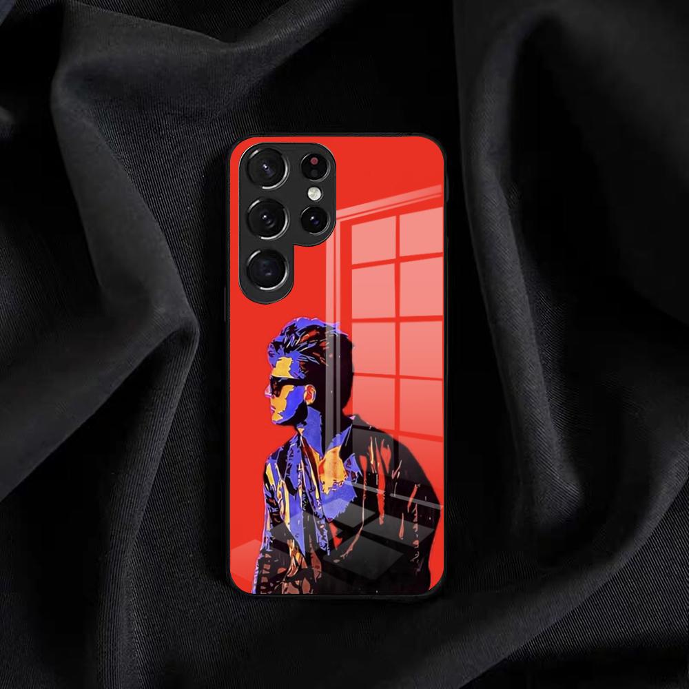 

Singer L-Luis Miguel Phone Case For Samsung S25 Edge Ultra S23 S22 S21 S20 Ultra Plus S24 Fe A54 A53 A25 Glass Cover Samsung S25