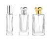 Transparent Glass Perfume Spray Bottle with Bayonet Cap