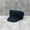 Simple, Light And Breathable Solid Color Linen Flat-Top Hat For Women'S Summer Casual Versatile Men'S And Women'S British High-Quality Sun Hat