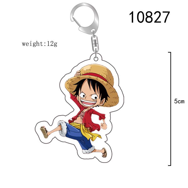 Acrylic Keychain - Luffy, Zoro, Nami Anime Pendant