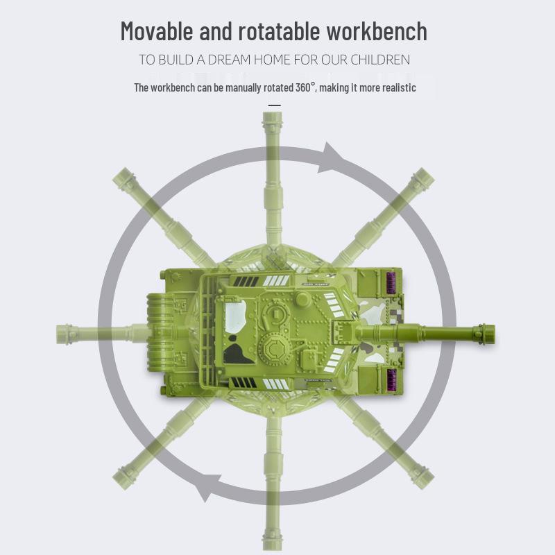 Children's Inertial Military Tank Toy