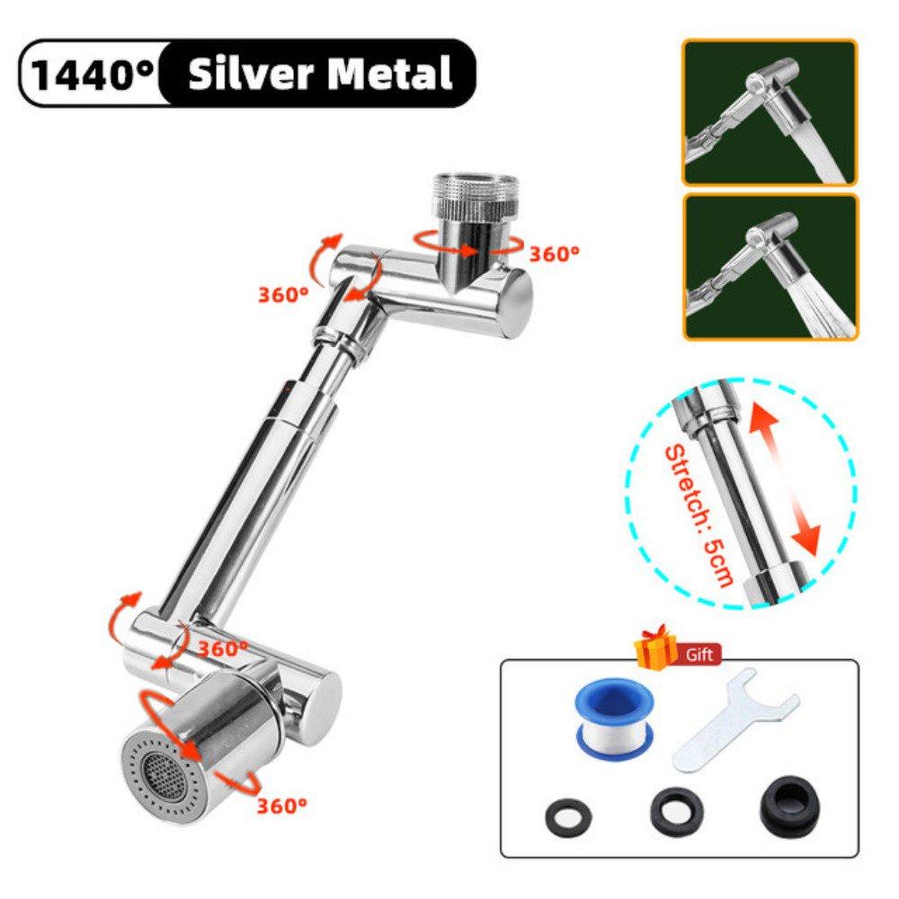 

Вращающийся на 1440° распылитель для смесителя, фильтр, выдвижной, 2 режима, аэратор для смесителя с универсальным адаптером, удлинителем, кран для кухни, ванной