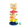 Rainbow Educational Stacking Tower: Children's Rolling Ball Toy