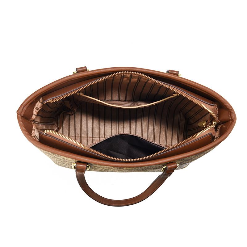 Women's bag 2025 new fashion office worker large-capacity handbag versatile shoulder messenger bag women's bag women's tide