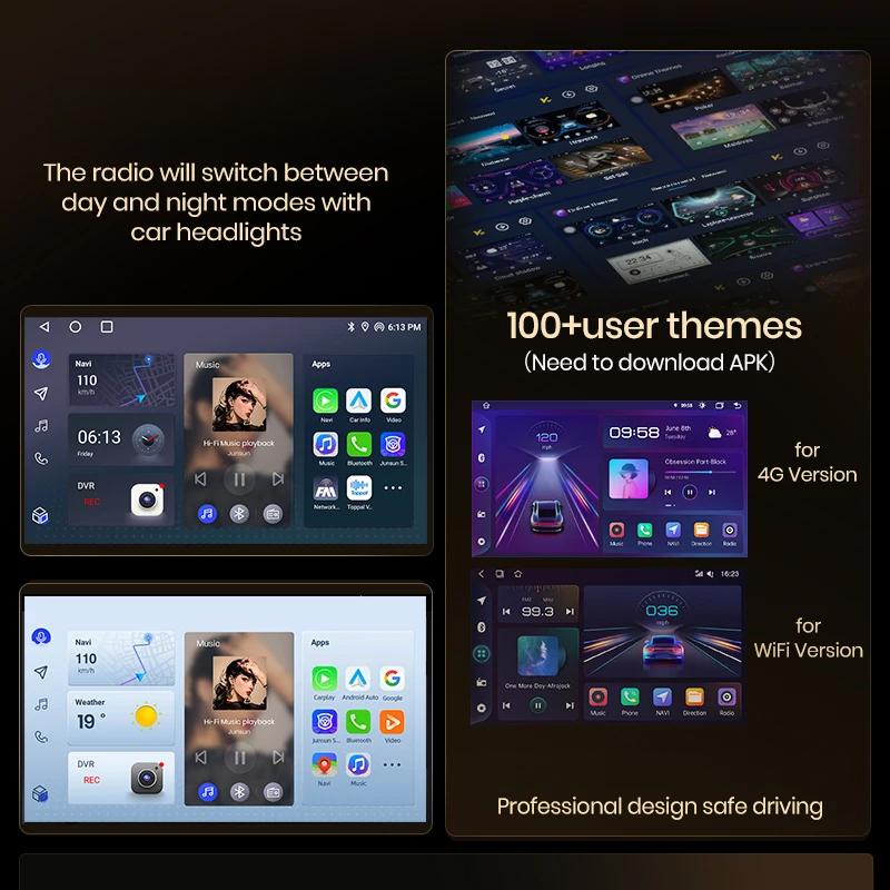 LANGJING Car Radio For Alfa Romeo Brera Spider 159 Sportwagon wireless CarPlay Android Auto car intelligent systems No 2 din DVD